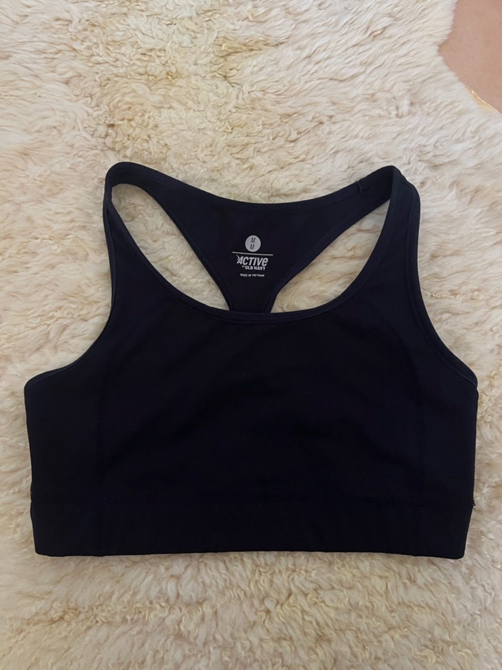 Black Old Navy Racerback Sports Bra Size Medium
